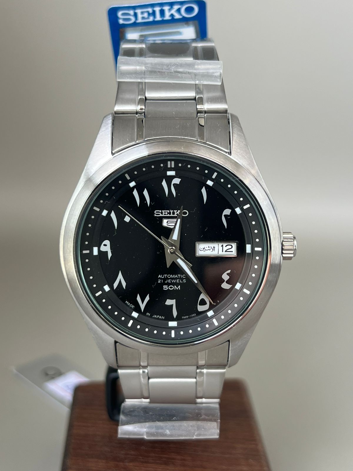 WhatsApp Image 2025-12-08 at 8.44.33 PM SEIKO Arabic Dial-Black SNKP21J1 - Image 1