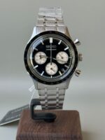 Seiko Essentials SSB479P1 Chronograph Quartz Black Dial 38.7mm Stainless Steel Men's Watch