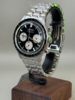 Seiko Essentials SSB479P1 Chronograph Quartz Black Dial 38.7mm Stainless Steel Men's Watch - Image 2