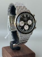 Seiko Essentials SSB479P1 Chronograph Quartz Black Dial 38.7mm Stainless Steel Men's Watch - Image 3