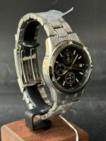 Seiko Selection Men's Quartz Chronograph Watch SBTQ043 Black/Gold - Image 5