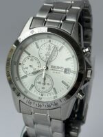 Seiko Selection Men's Quartz Chronograph Watch SBTQ039 Silver - Image 3