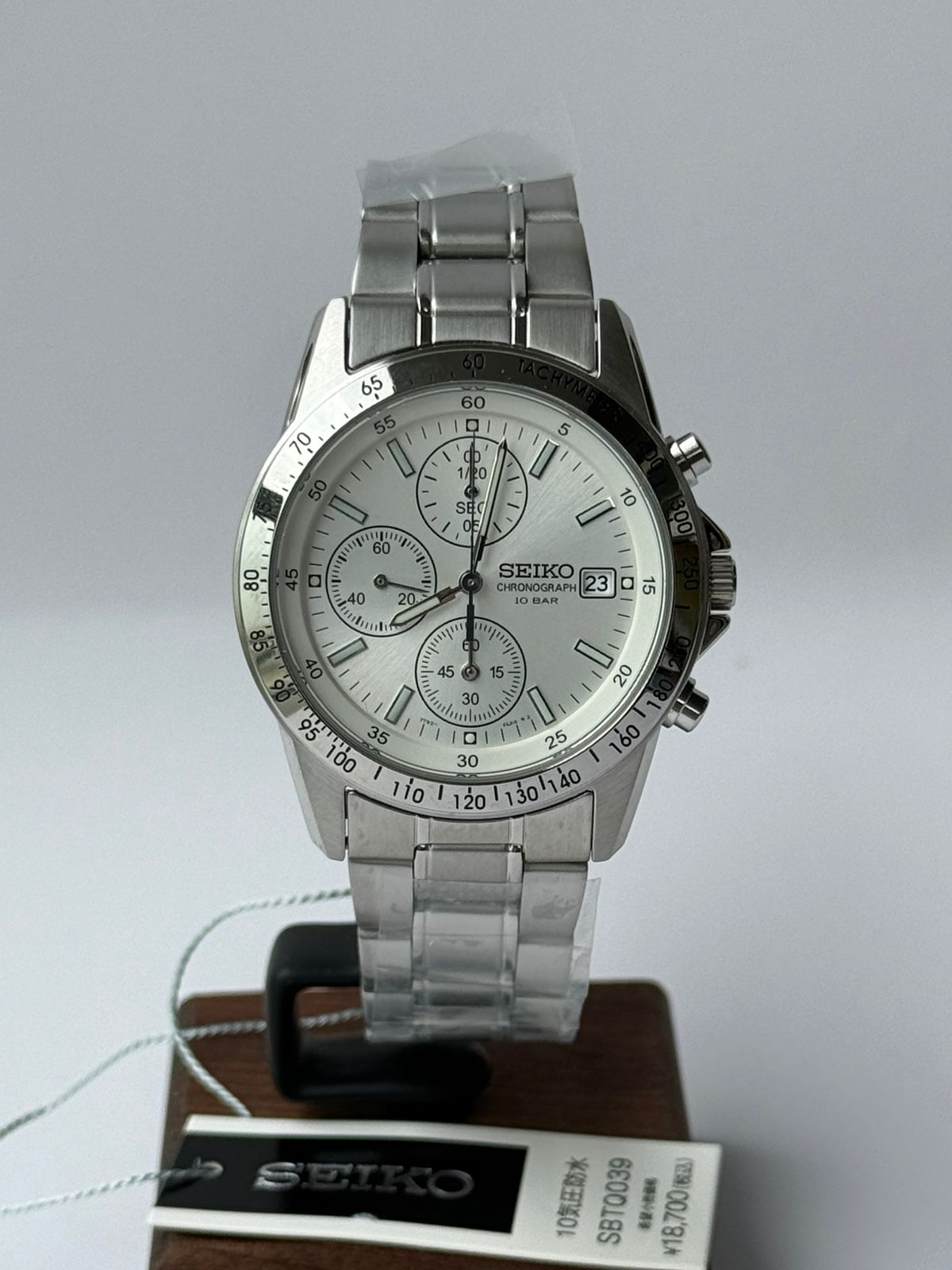 WhatsApp Image 2026-01-26 at 9.37.57 AM Seiko Selection Men's Quartz Chronograph Watch SBTQ039 Silver - Image 1
