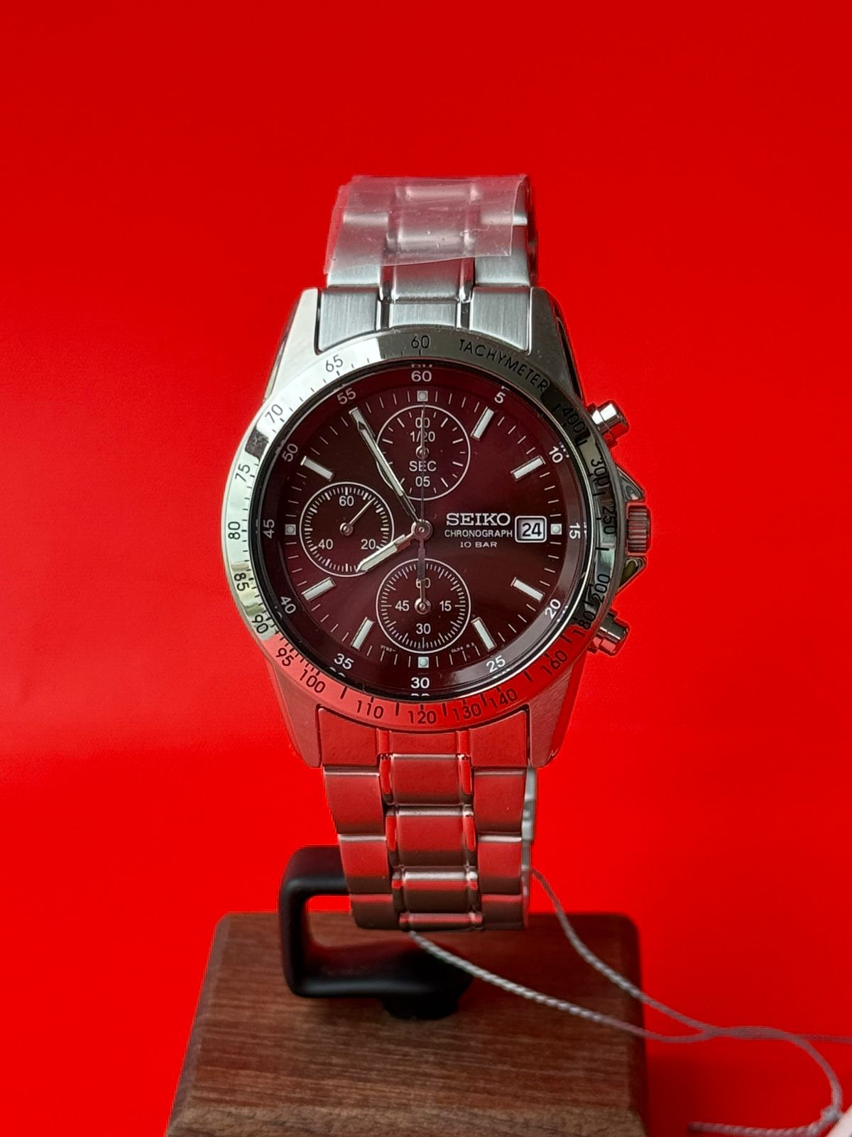 WhatsApp Image 2026-01-26 at 9.37.59 AM (1) Seiko Selection Men's Quartz Chronograph Watch SBTQ045 Red - Image 1