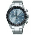 Seiko Spirit SBTR029 Chronograph Blue Dial 39.8mm Stainless Steel Men's Watch