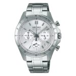Seiko Spirit SBTR009 Chronograph Silver Dial Stainless Steel Men's Watch