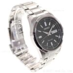 SEIKO SARV003 Black Silver Automatic Mechanical Stainless Men's Watch New in Box - Image 4