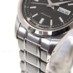 SEIKO SARV003 Black Silver Automatic Mechanical Stainless Men's Watch New in Box - Image 5
