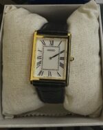 Seiko TANK Classic Quartz Men's Watch White dial- SWR104P1