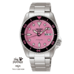 Seiko 5 Sports SKX series Pink Panther collaboration limited edition model SBSA321