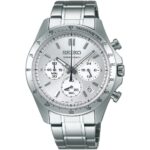 Seiko Spirit SBTR009 Chronograph Silver Dial Stainless Steel Men's Watch
