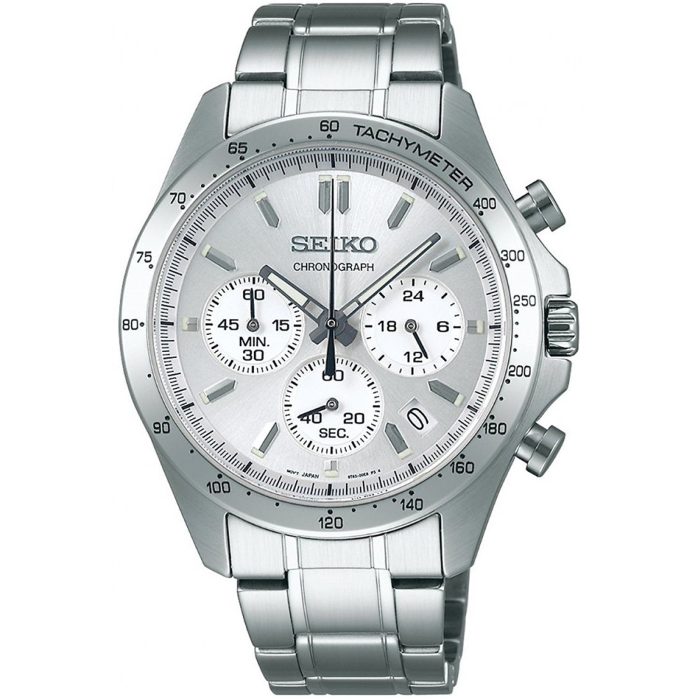 238987550-seiko-spirit-sbtr009-1000x1000 Seiko Spirit SBTR009 Chronograph Silver Dial Stainless Steel Men's Watch - Image 1