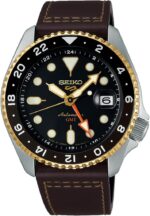Seiko 5 Sports GMT ROOTBEER SBSC020 (Made In Japan) Used - Image 4
