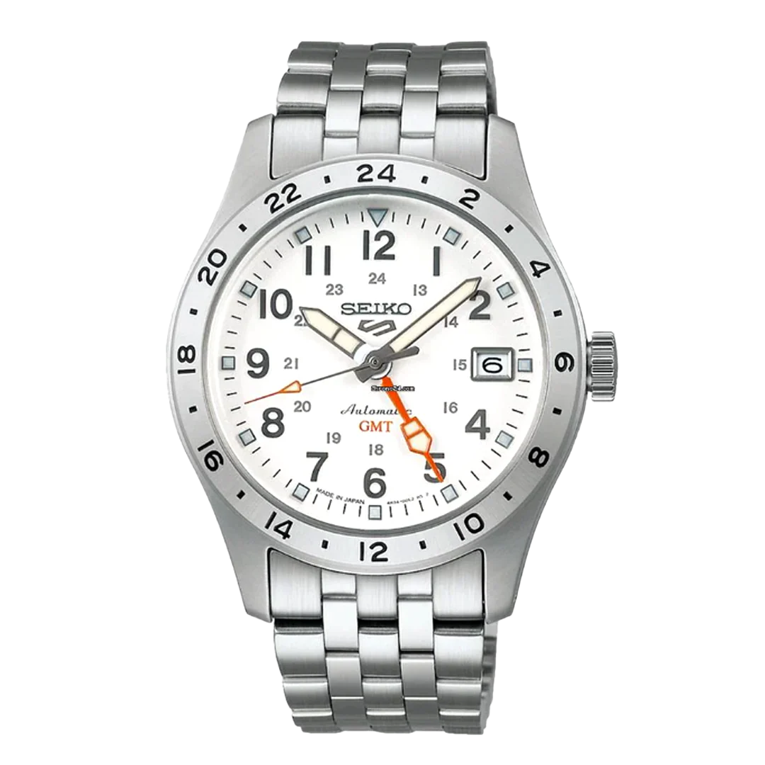 SBSC009 Seiko GMT 5 White Polar SBSC009 (Japan Exclusive) Pre-Order - Image 1
