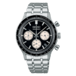 Seiko Essentials SSB479P1 Chronograph Quartz Black Dial 38.7mm Stainless Steel Men's Watch