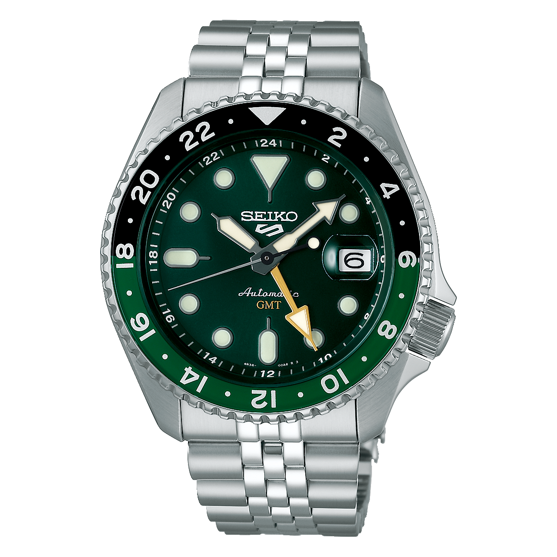 SSK035K1 Seiko SKX 5 Sports SPRITE GMT SSK035K1 (INTERNATIONAL Release) - Image 1