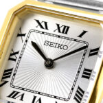 SEIKO Selection Nano Universe COLLAB Model Ladies Silver & YELLOW GOLD WATCH SSEH016 - Image 2